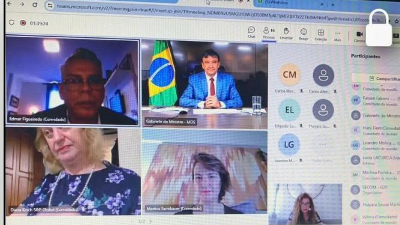 Coletiva on-line sobre o G20